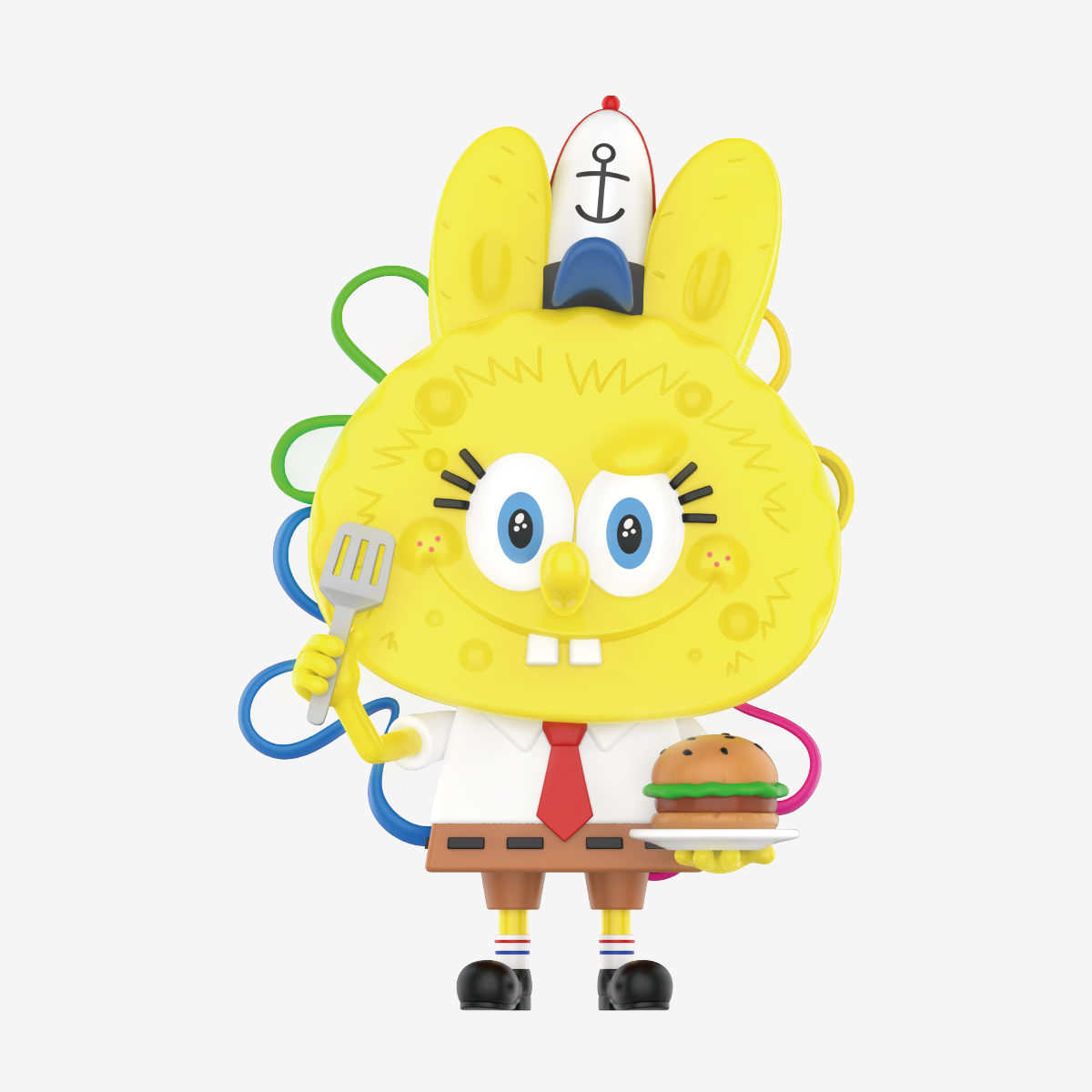 Labubu × SpongeBob Champion Chef Figurine – Exclusive Limited Edition Collectible (UK Release)