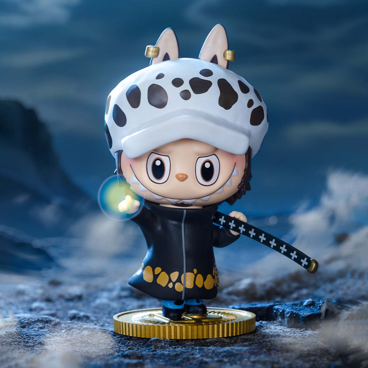 Labubu × One Piece Trafalgar Law Figure – Limited Edition Collector’s Piece