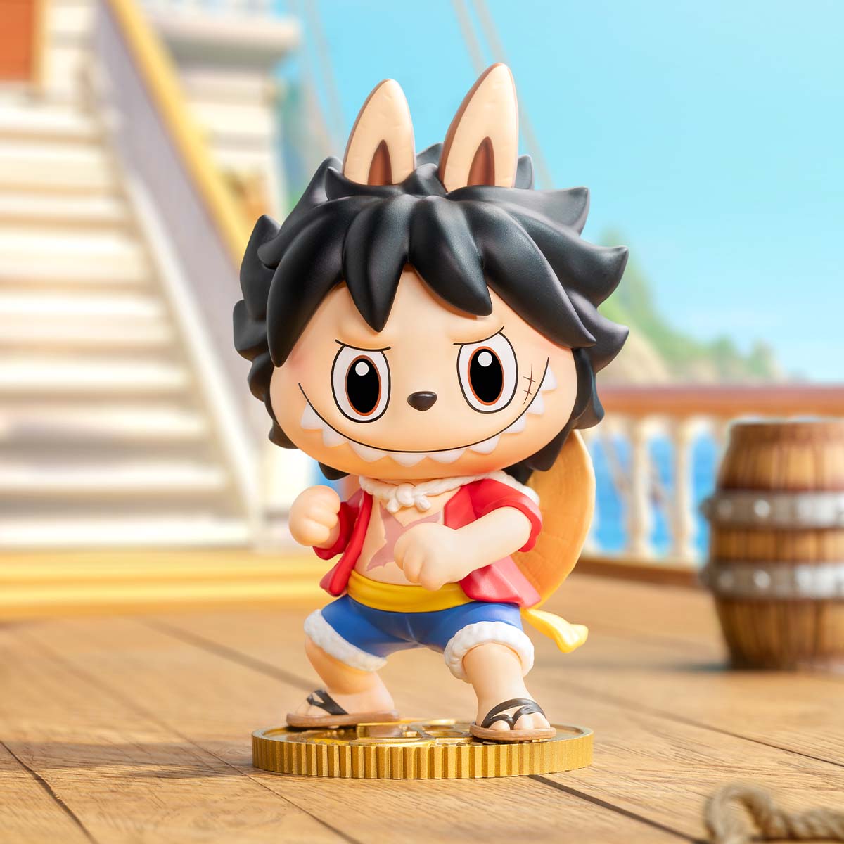Labubu × One Piece Tony Tony Chopper Figure – Doctor Collector’s Edition - Image 3