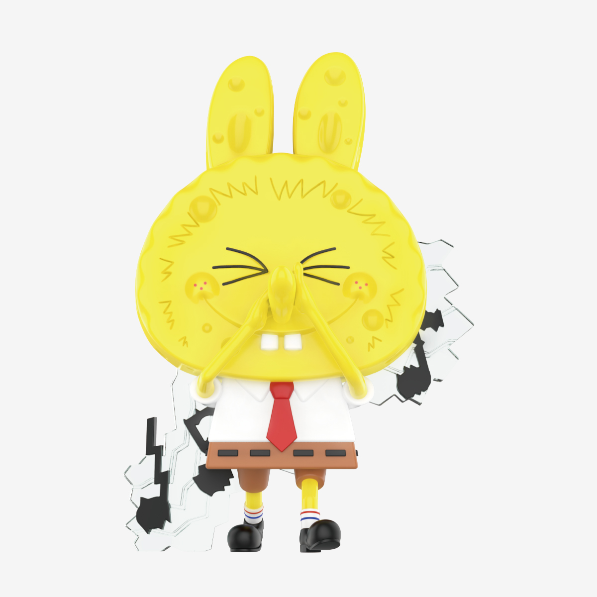 Labubu × SpongeBob Nose Flute Figurine – Limited Edition Designer Collectible (UK Exclusive)