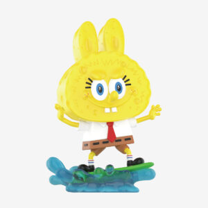 Labubu × SpongeBob Surfing Figurine – Exclusive Ocean Adventure Limited Edition Collectible (UK Release)
