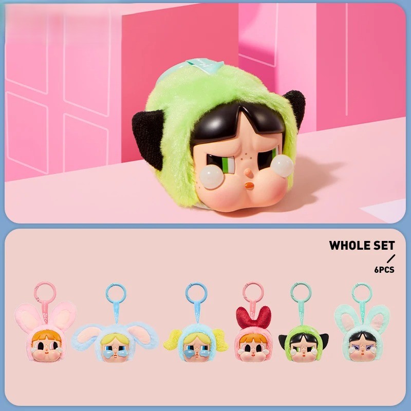 CRYBABY x Powerpuff Girls Vinyl Face Plush Blind Box – 1PC/6PCS Mystery Box Collectible - Image 6