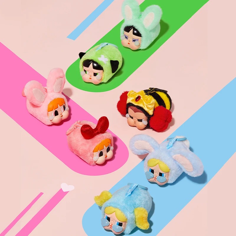 CRYBABY x Powerpuff Girls Vinyl Face Plush Blind Box – 1PC/6PCS Mystery Box Collectible - Image 5