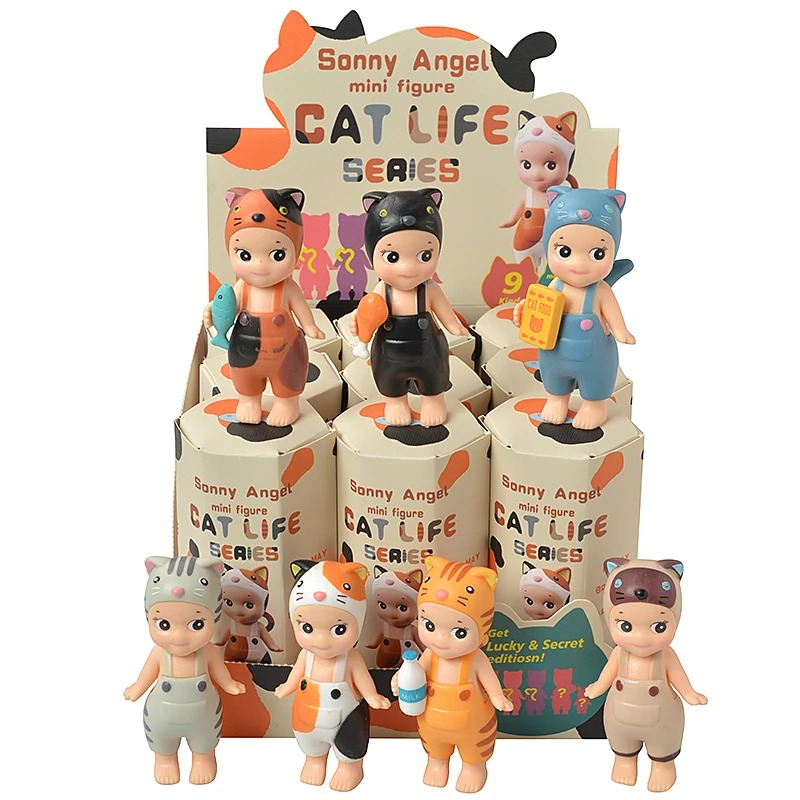 Sonny Angel Cat Life Series Blind Box – Official Collectible Mini Figures