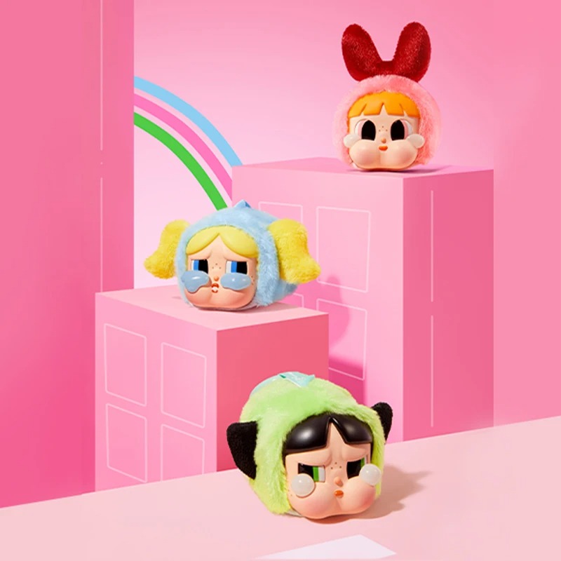 CRYBABY x Powerpuff Girls Vinyl Face Plush Blind Box – 1PC/6PCS Mystery Box Collectible - Image 2