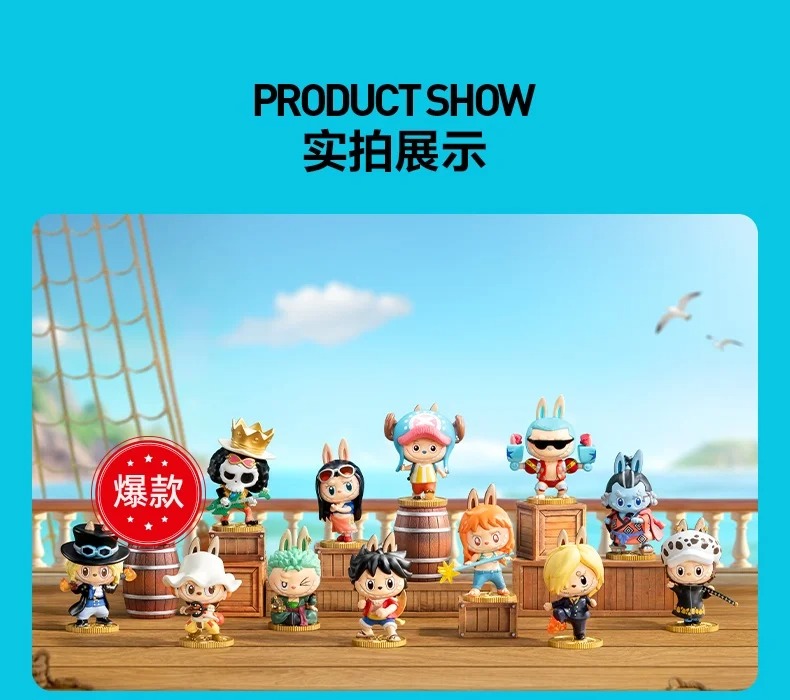 LABUBU One Piece Figure Blind Box – Collectible Anime Figures