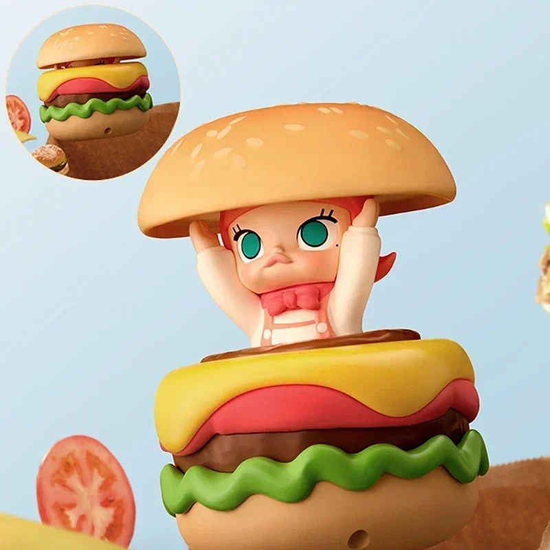 POP MART Molly Carb-Lover Series – Pick-a-Boo Burger Blind Box Figure