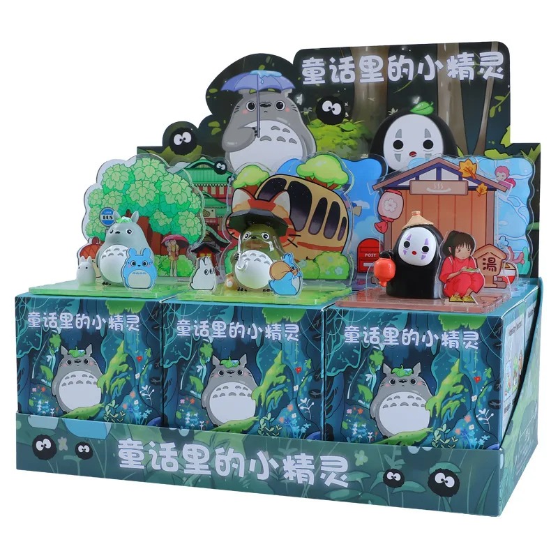 6pcs Totoro Blind Box Set – Studio Ghibli Mystery Anime Figures UK