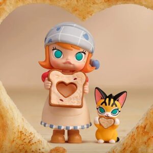 POP MART Molly Carb-Lover Series – Heart to Heart Toast Blind Box Figure