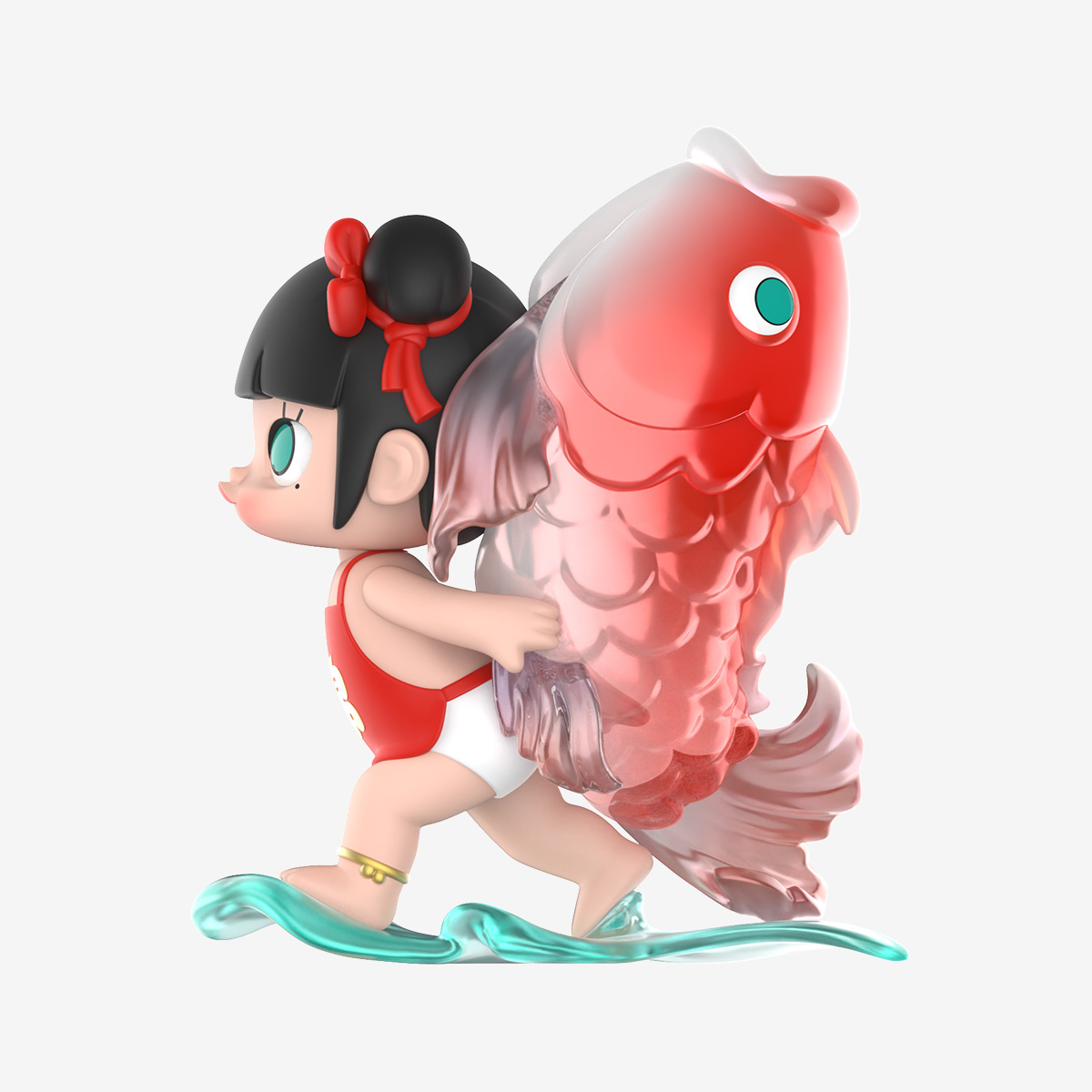 Koi Collectible Figure – 3.9" Designer Art Toy with Cultural Symbolism - Image 2