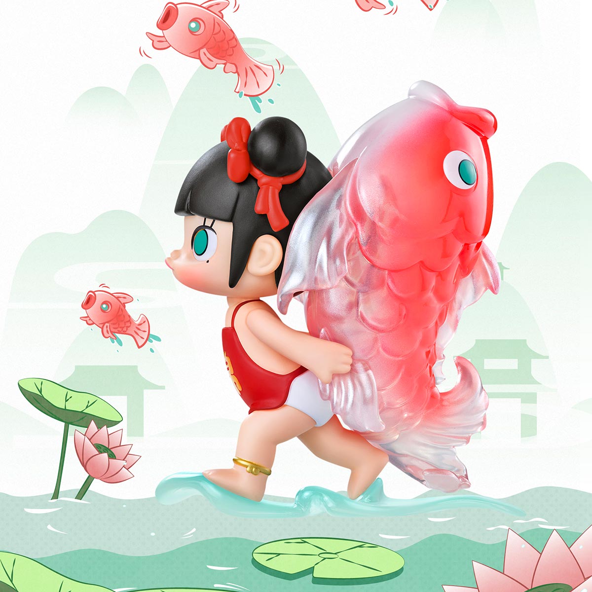 Koi Collectible Figure – 3.9" Designer Art Toy with Cultural Symbolism - Image 5