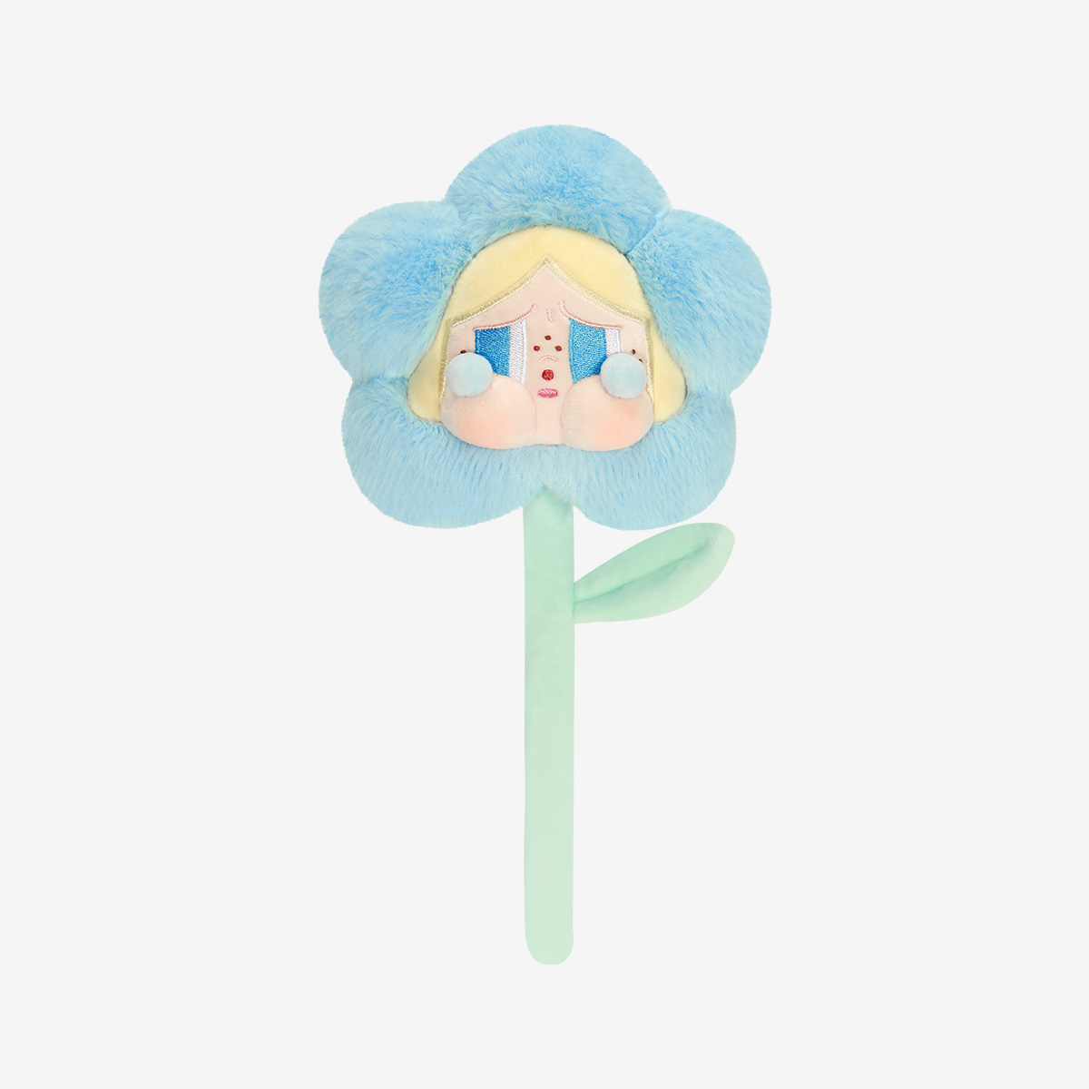 Crybaby Sad Club Plush Flower – Sky Blue | Collectible Plush Character (30–35 cm) | Soft Emotional Designer Toy