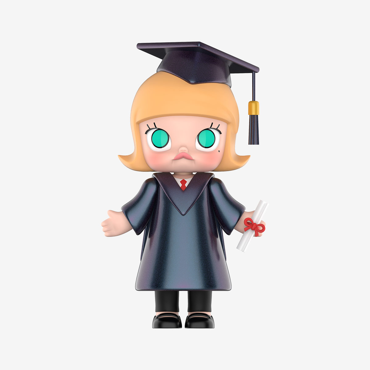 Happy Graduation Collectible Figure – 2.95" PVC Designer Toy & Graduation Gift