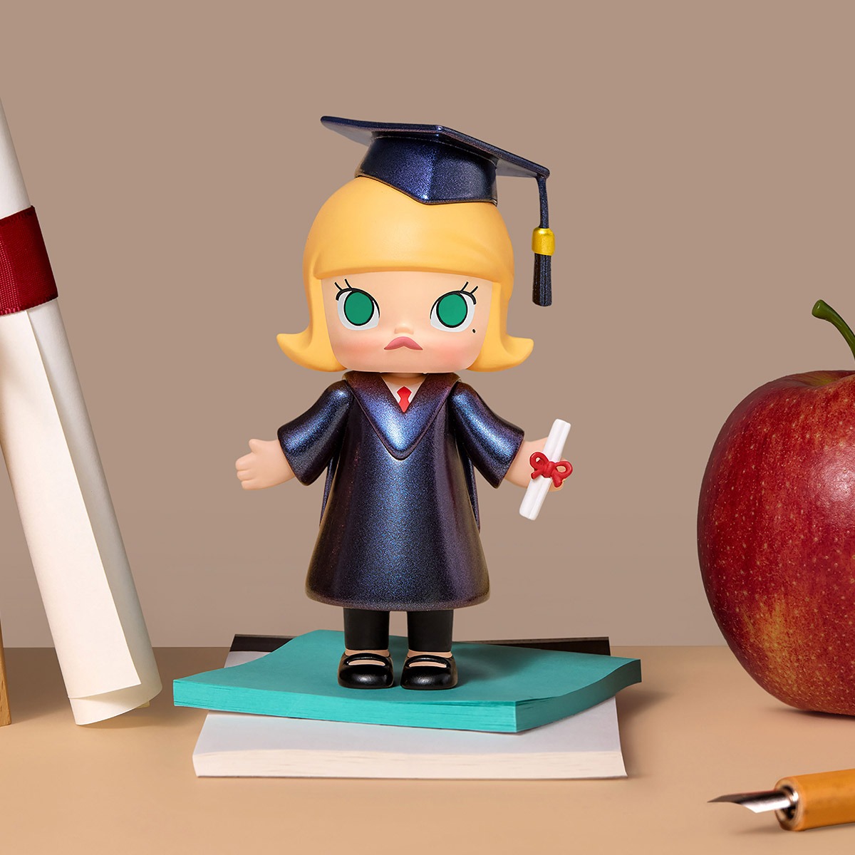 Happy Graduation Collectible Figure – 2.95" PVC Designer Toy & Graduation Gift - Image 6