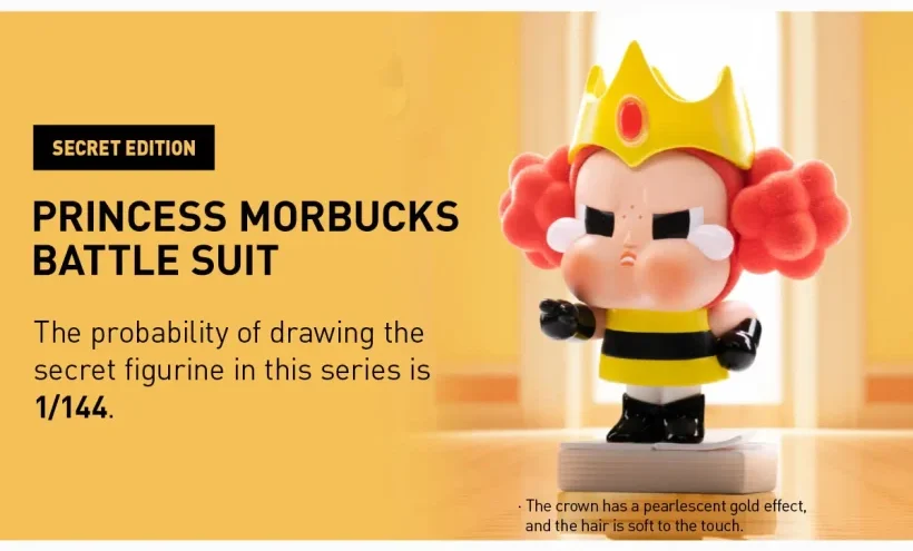 CRYBABY × Powerpuff Girls Princess Morbucks Battle Suit – Secret Edition 1/144 Rare Figure (6–8 cm) - Image 2