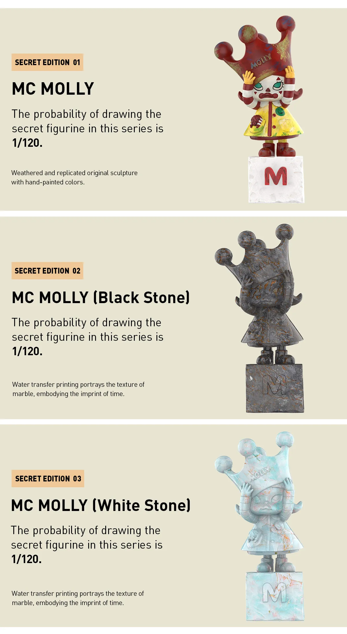 MOLLY Anniversary Statues Classical Retro 2 Series – Collectible Figures Blind Box - Image 16