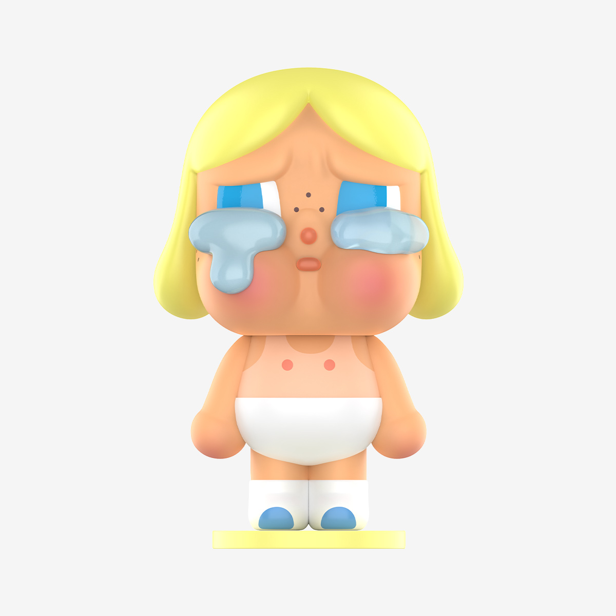 CRYBABY Baby Blonde Figure – Crying Again Series Collectible Blind Box Toy (8–10 cm)