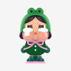 CRYBABY What a Frog Figure – Crying Again Series Green Blind Box Collectible Toy (8–10 cm)