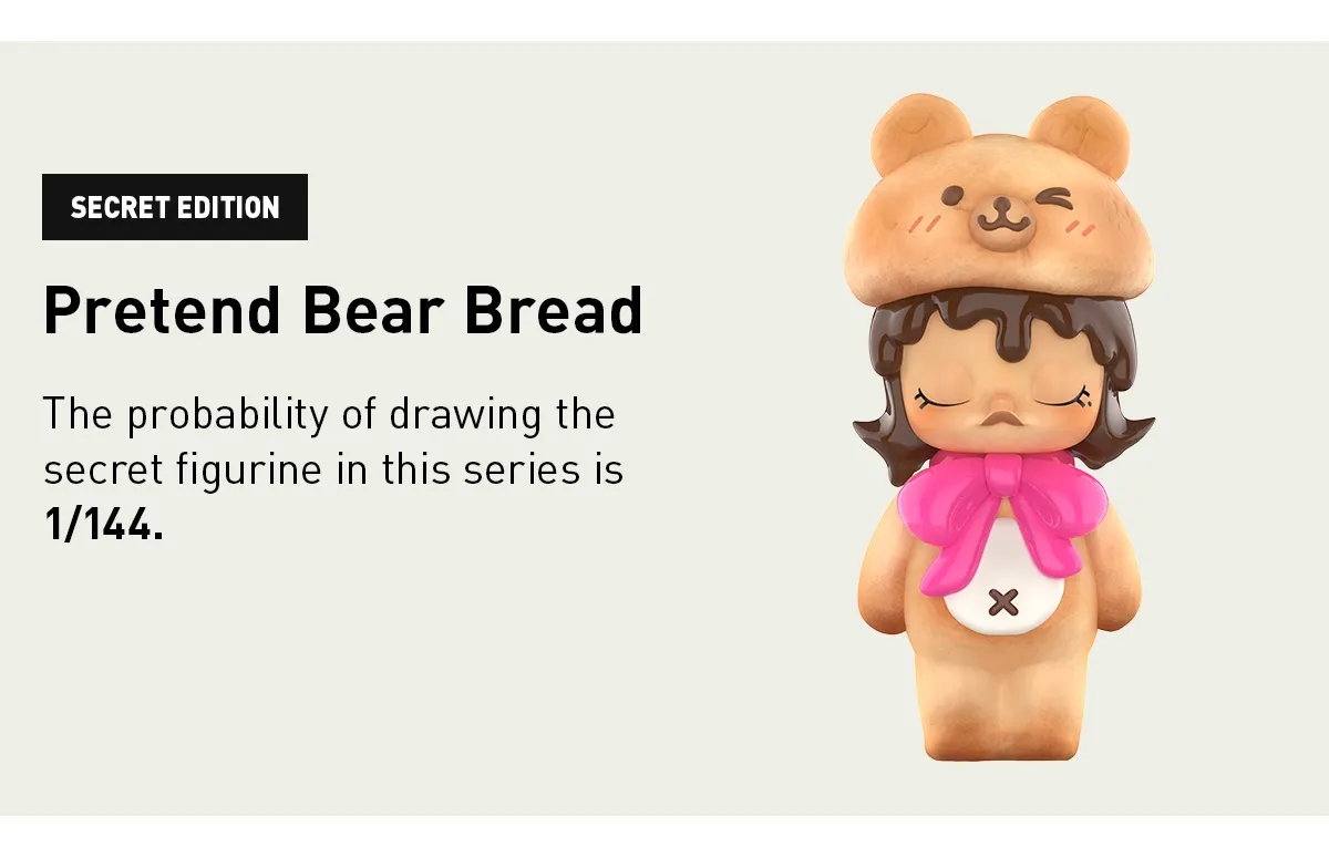 MOLLY – Pretend Bear Bread (Secret Edition) | Carb-Lover Series Collectible Blind Box Figure - Image 3