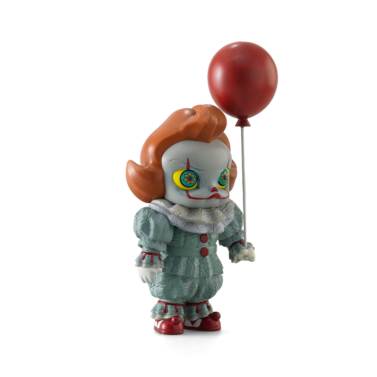Pennywise Mini Collectible Figure – 15cm Designer Statue with Red Balloon - Image 2