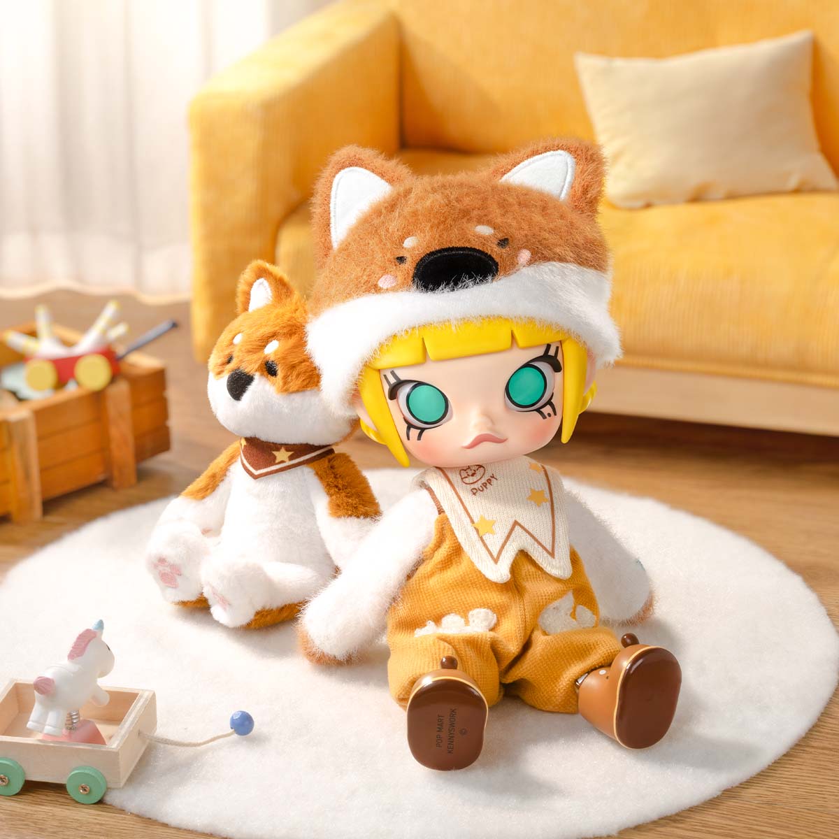 Hugging 1/8 Collectible Figure – 20cm Designer Doll with Puppy Plush - Image 3