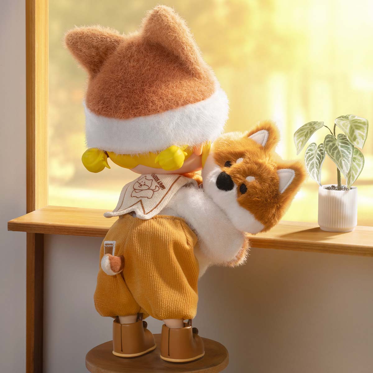 Hugging 1/8 Collectible Figure – 20cm Designer Doll with Puppy Plush - Image 4