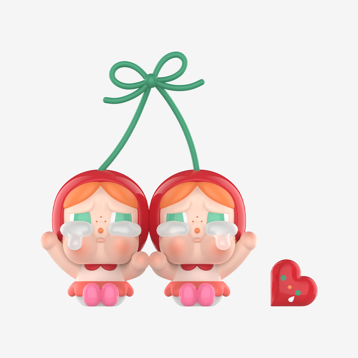 Crybaby “Love You Cherry Much” Figure – Crying For Love Series | Twin Cherry-Themed Collectible Designer Art Toy (7–9 cm)