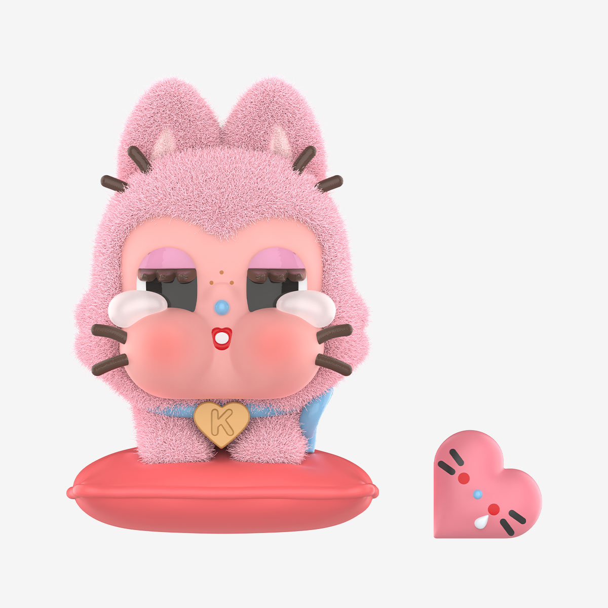 Crybaby “You’re Purr-Fect” Figure – Crying For Love Series | Cat-Inspired Collectible Art Toy (7–9 cm)