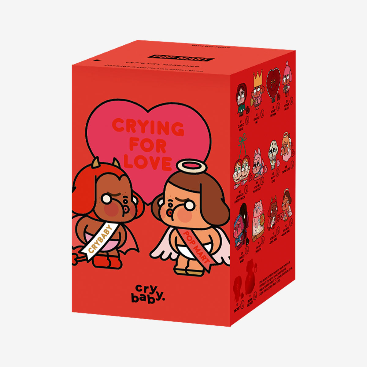 Crybaby “Jar of Hearts” Figure – Crying For Love Series | Transparent Bear Collectible Designer Toy (7–9 cm) - Image 2