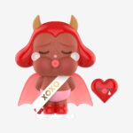 Crybaby “Kiss Kiss – Devil Version” Figure – Crying For Love Series | Devil-Inspired Collectible Art Toy (7–9 cm)