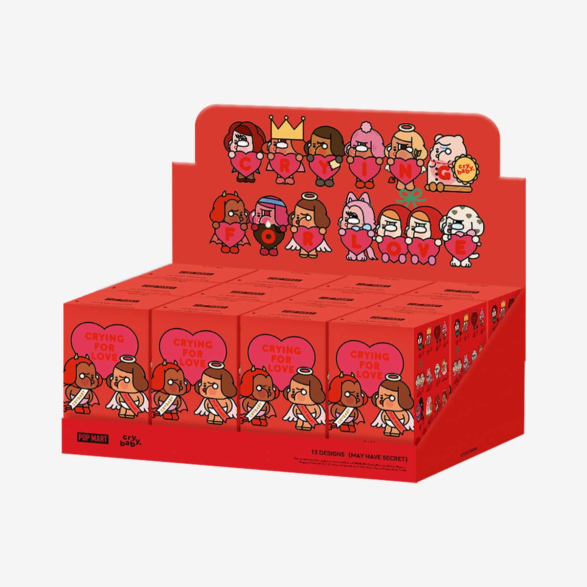 Crybaby “Crying For Love” Blind Box Figures – 12 Mystery Collectible Designs + Secret | Emotional Art Toy Series (7–9 cm)