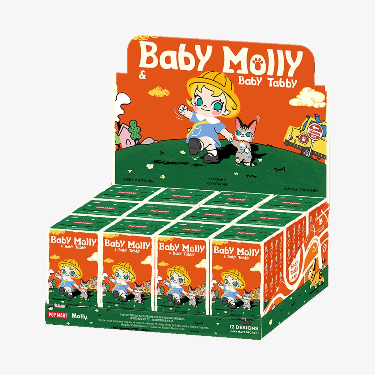 Baby Molly & Baby Tabby Series Collectible Figures – Cute Blind Box Toys (7–9 cm)