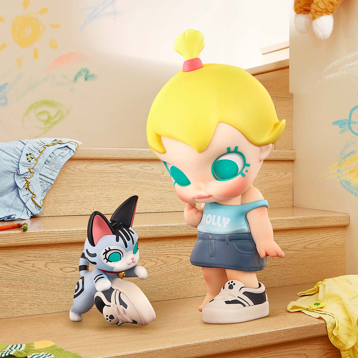 Baby Molly & Baby Tabby Series Collectible Figures – Cute Blind Box Toys (7–9 cm) - Image 7