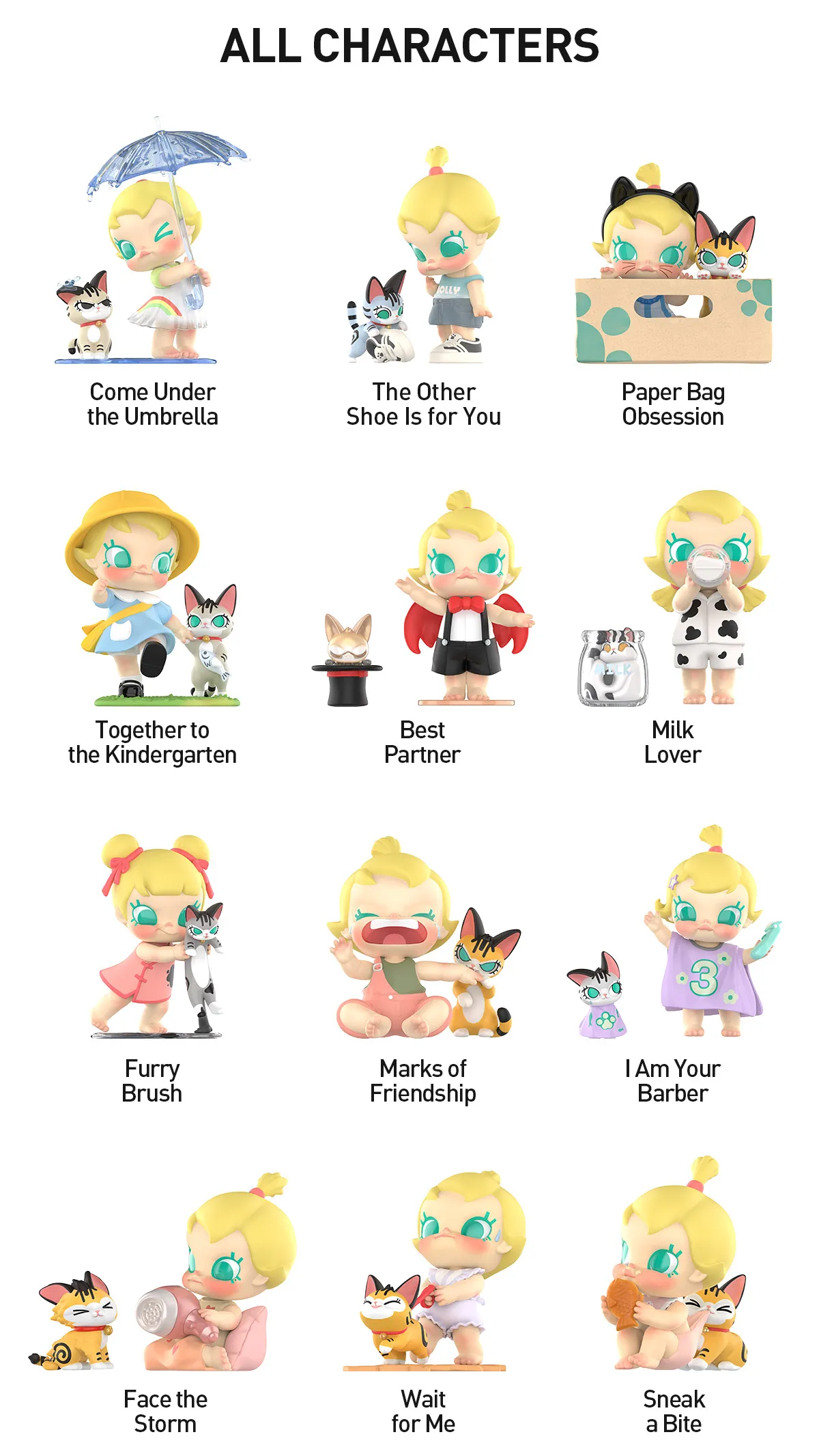 Baby Molly & Baby Tabby Series Collectible Figures – Cute Blind Box Toys (7–9 cm) - Image 4