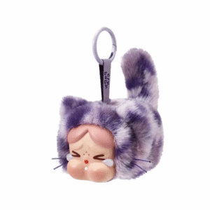 CRYBABY Wild but Cutie Neon Cutie Vinyl Plush Pendant – Collectible Keychain Toy (5.5 cm)