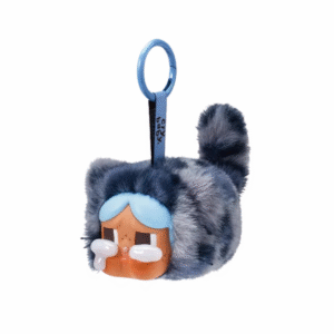 CRYBABY Wild but Cutie Denim Cutie Vinyl Plush Pendant – Collectible Keychain Toy (5.5 cm)