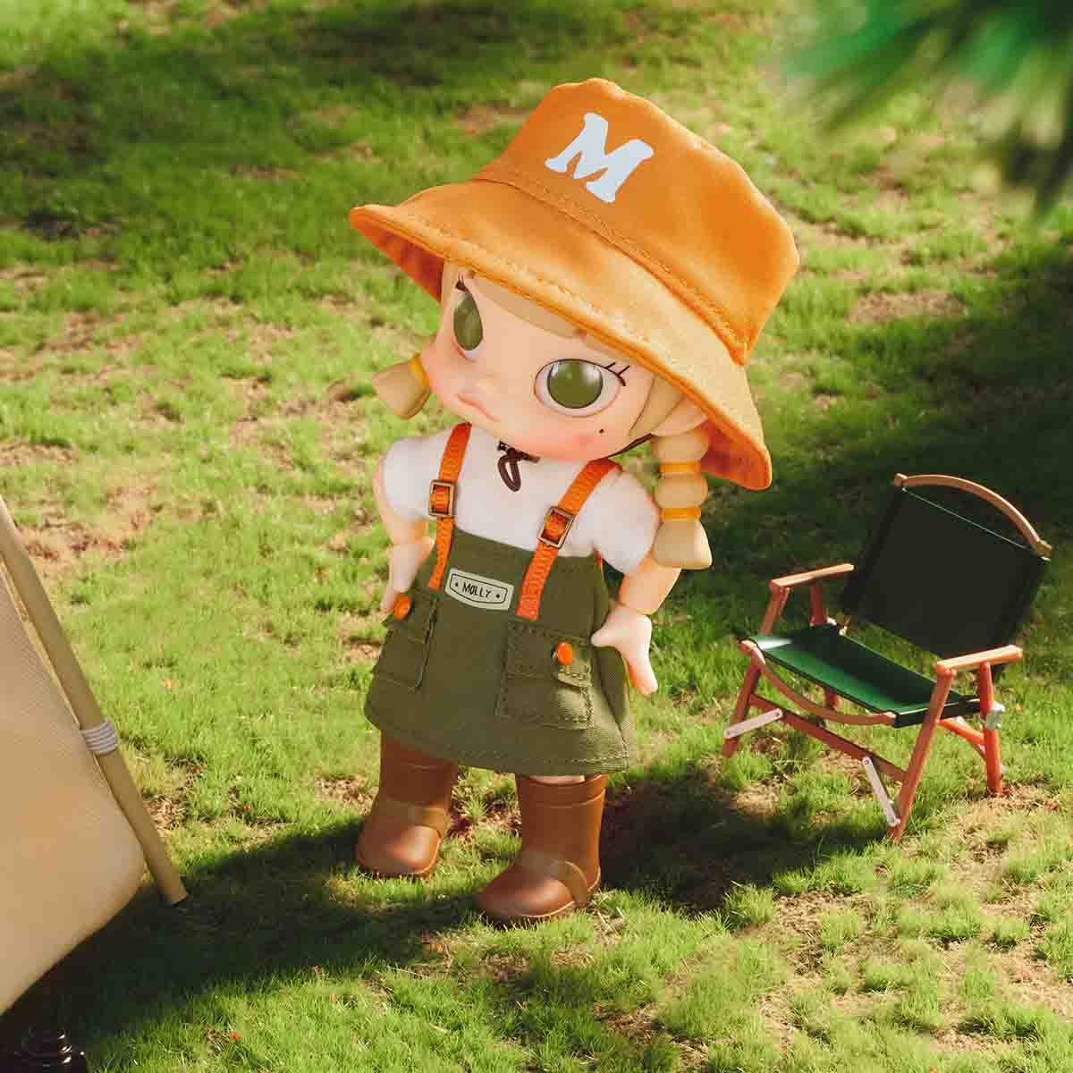 Go Camping Collectible Figure – 5.1" Designer Art Toy with Camping Outfit - Image 4